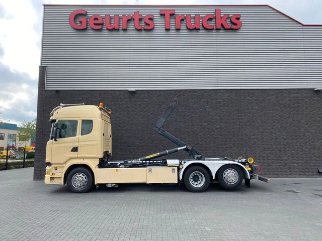 Scania R450 6X2 + PALFINGER HAAKARMSYSTEEM/ABROLLKIPPER