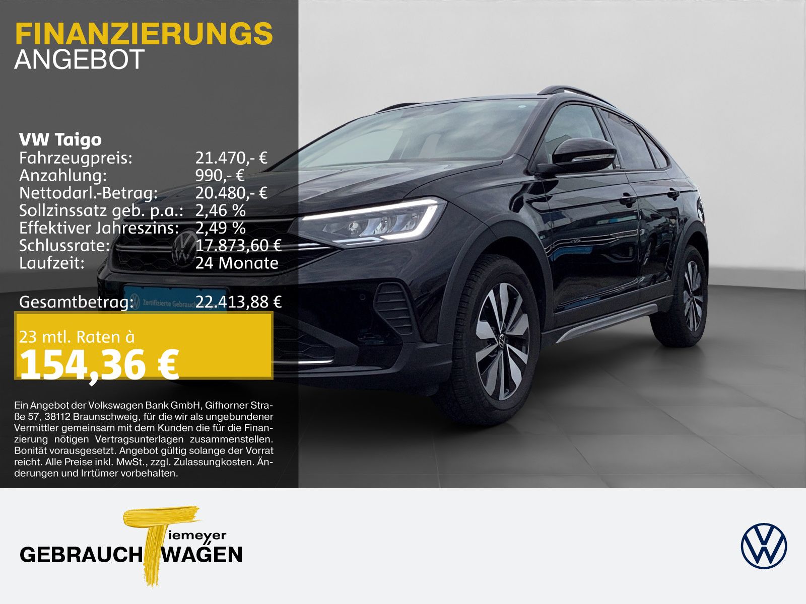 Volkswagen Taigo 1.0 TSI MOVE LED SITZHZ LM16 PRIVACY