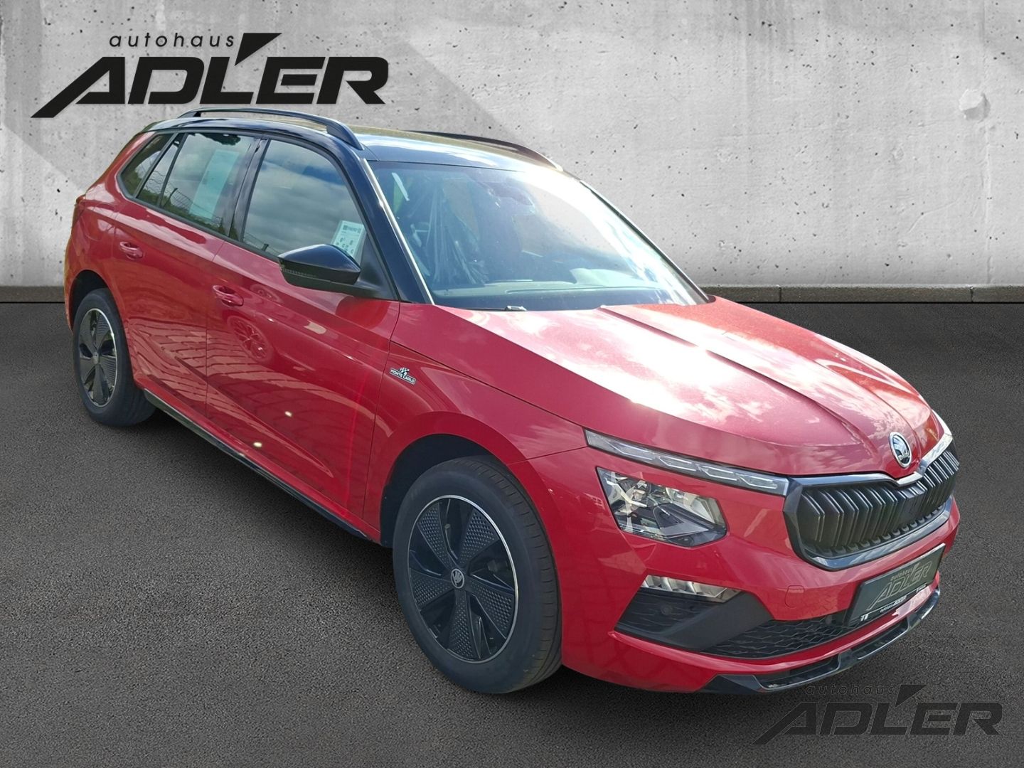 Skoda Kamiq Monte Carlo AHK-klappbar Panorama Matrix L imagem 3