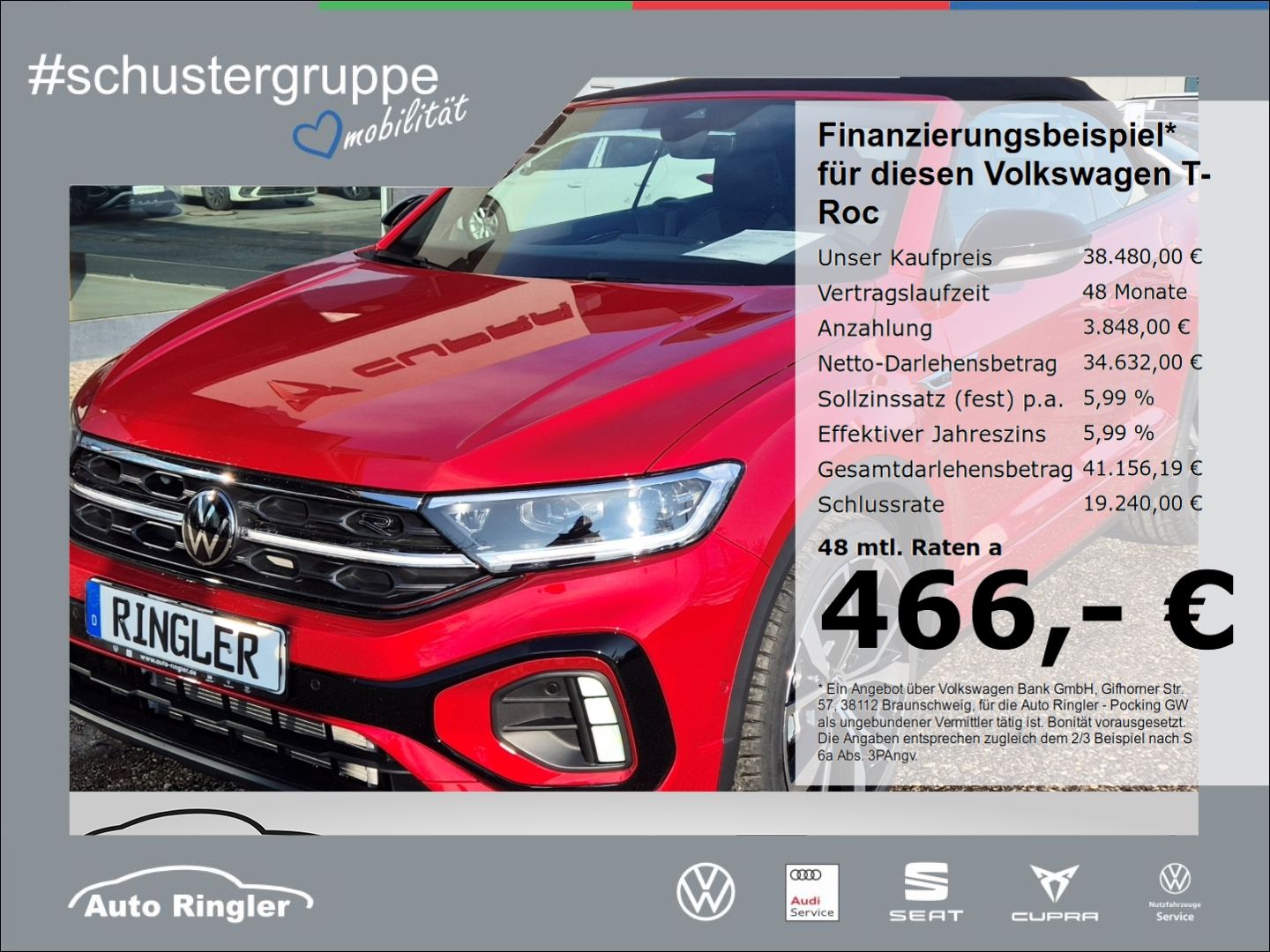 Volkswagen T-Roc Cabrio R-LINE 1.5TSI DSG AHK IQ-LED LederU foto 1