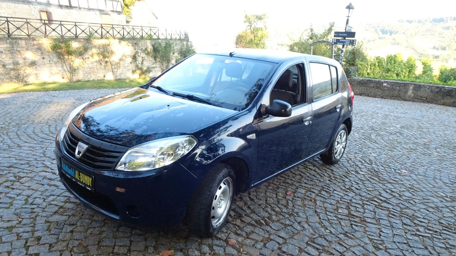 Dacia Sandero Basis mit 77`km+AHK  1.HAND! nur 1500,-€