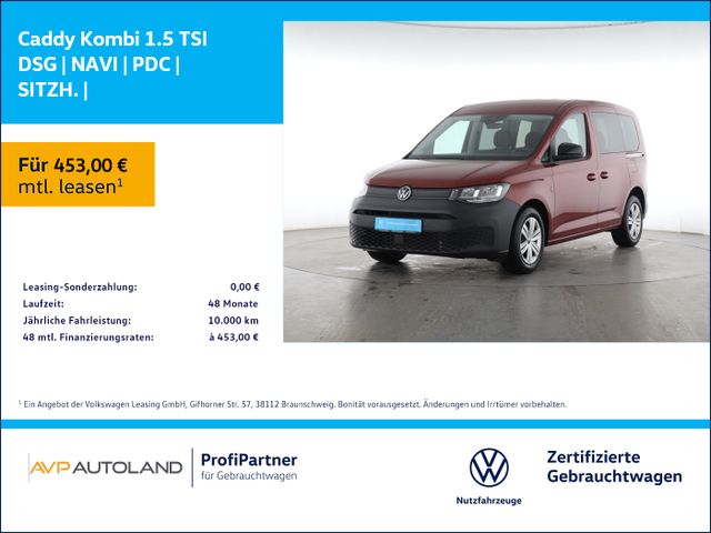 Volkswagen Caddy Kombi 1.5 TSI DSG | NAVI | PDC | SITZH. |