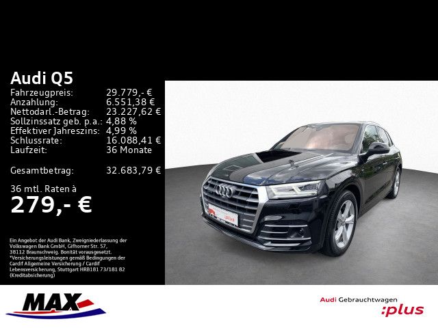 Q5 40 TDI S-LINE LUFT+PANO+AHK+360°+LEDER+LED