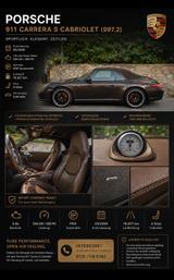 Porsche Zeitlose Ikone997, Carrera S Cabriolet  - Porsche 997: Braun