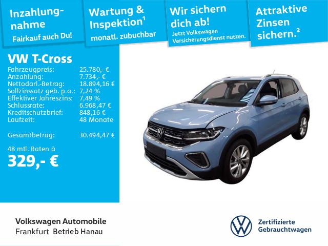 Volkswagen T-Cross 1.0 TSI DSG Style AHK Navi IQ.Light ACC
