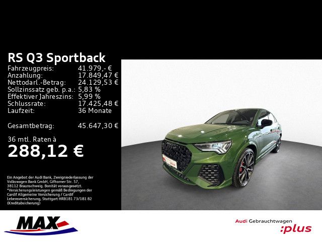 RS Q3 Sportback INDIVIDUAL MATRIX+KAMERA+LEDER+