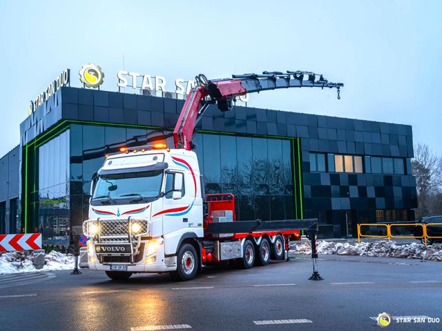 Volvo FH 500 8x4 FASSI F660 2.28 CRANE WINCH