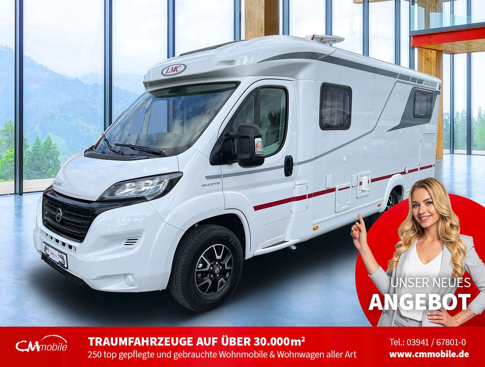 LMC
 Cruiser V 646 G - Einzelbetten - 1. Hand

