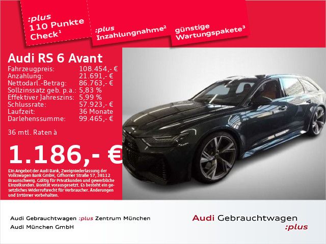 Audi RS6 Avant StdHzg/Pano/Laser/Dynamik/B&O