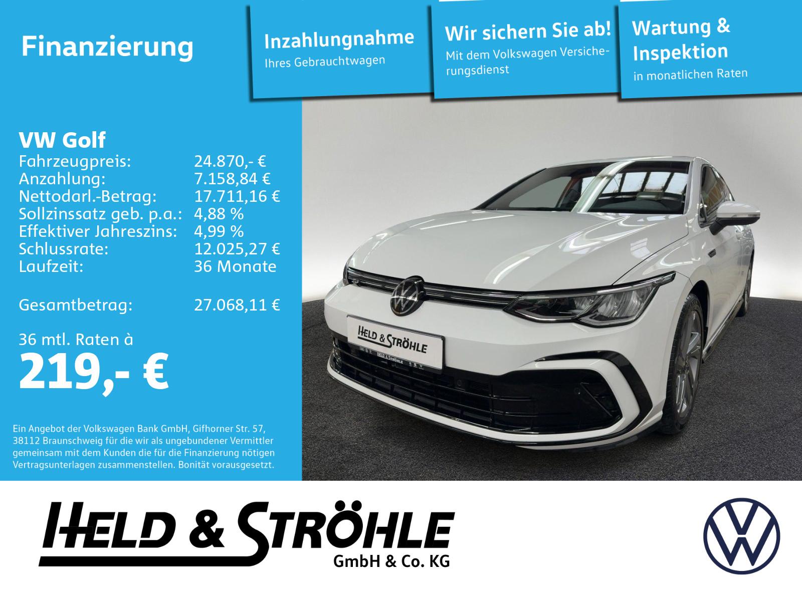Volkswagen Golf 8 R-Line 1.5 TSI ACC LED KAM PDC SHZ APP
