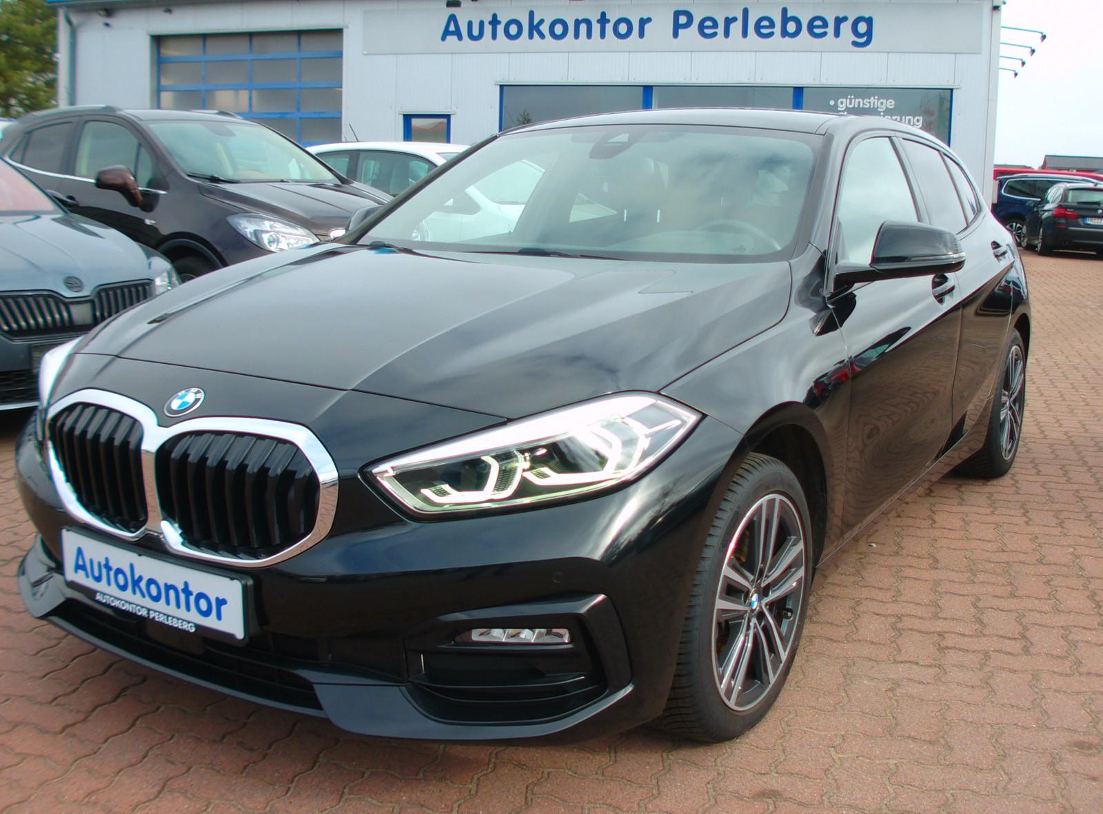 BMW 118 i Sport Line.LED.Teilleder.AHK abn.Navi.HUD