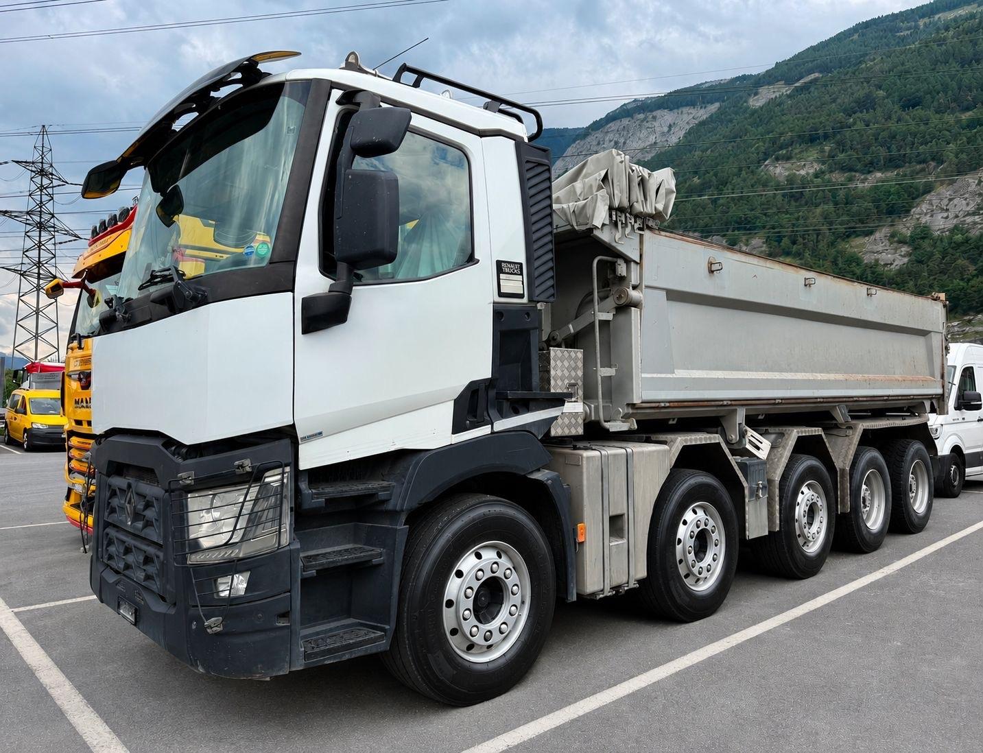 Renault C520 10x4, E6, Retarder, Moser 2-Seiten, Verdeck
