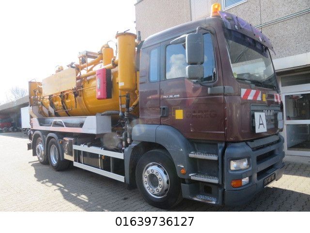 MAN TGA 26.410 KROLL Saug-Druck Spüllwagen 13000L,