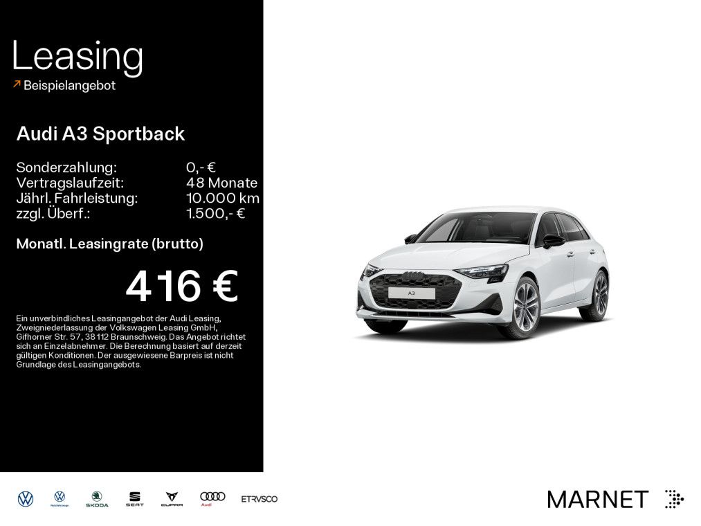 A3 Sportback advanced TFSI 110 kW S tronic
