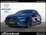 Mercedes-Benz A 220 d AMG-Sport/MLB/360/Burm/Stdhz/Night/19' - blaue Mercedes-Benz A 220