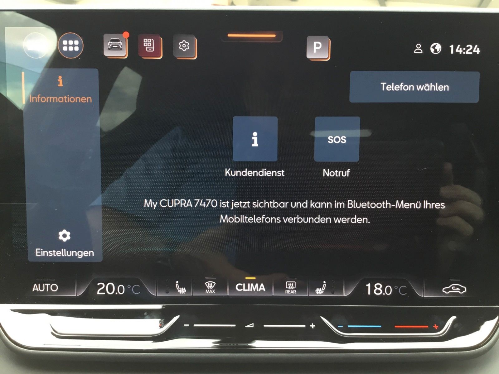 Fahrzeugabbildung CUPRA Terramar 1.5 eTSI DSG+AHK+Pano+360°+Headup+ACC
