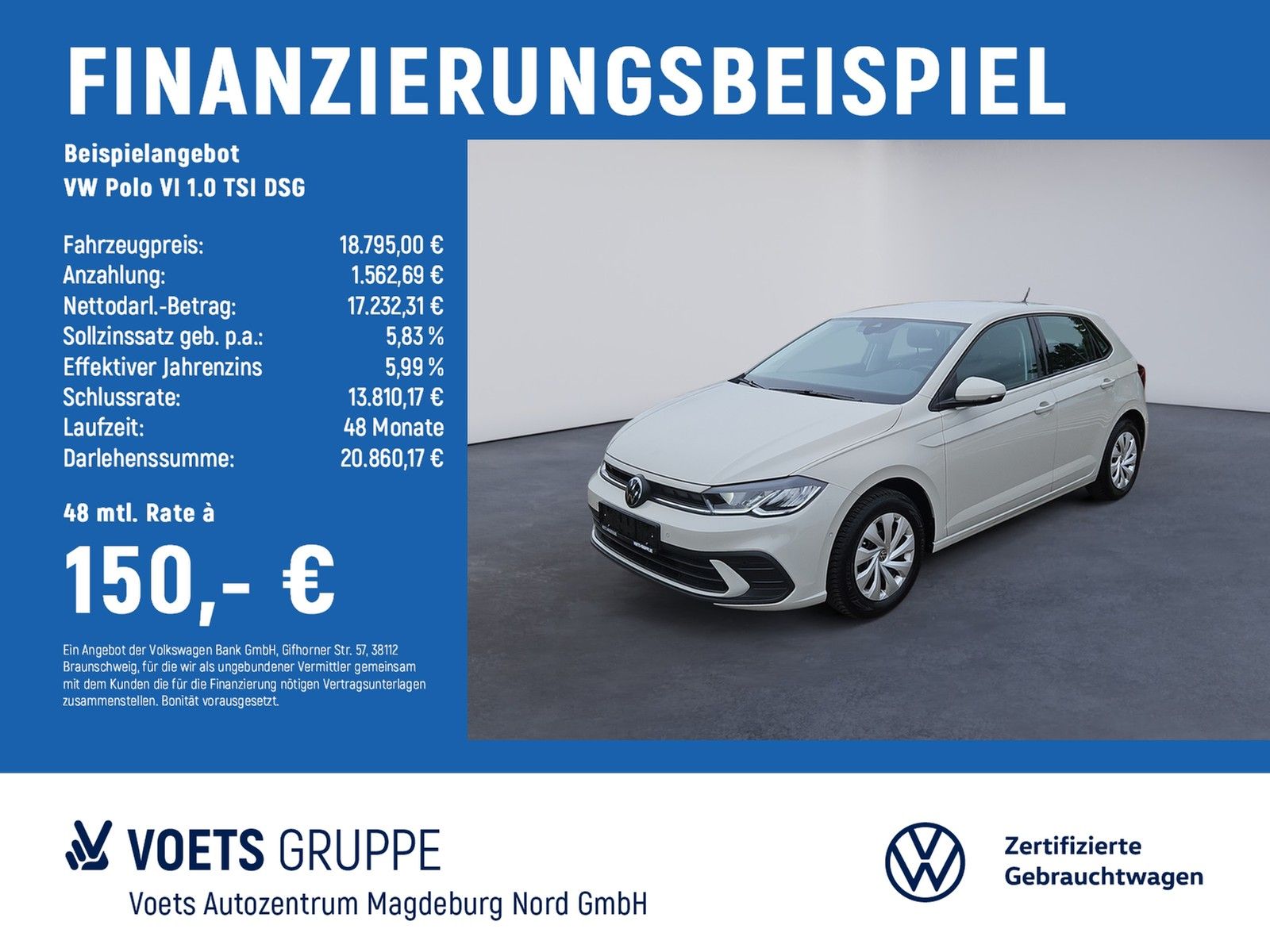 Volkswagen Polo VI 1.0 TSI DSG Life LED+NAVI+ACC+PDC+KAM