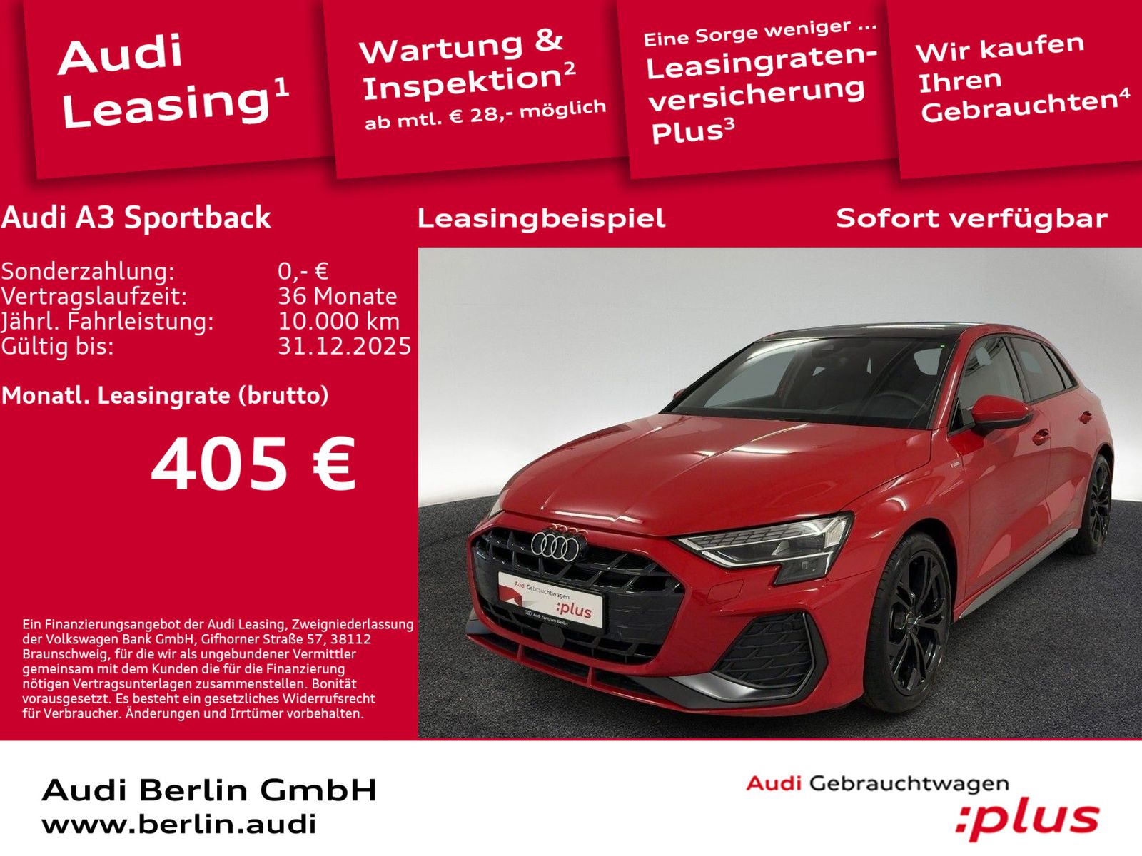 Audi A3 Sportback S line 30 TFSI S tr. AHK PANO HUD