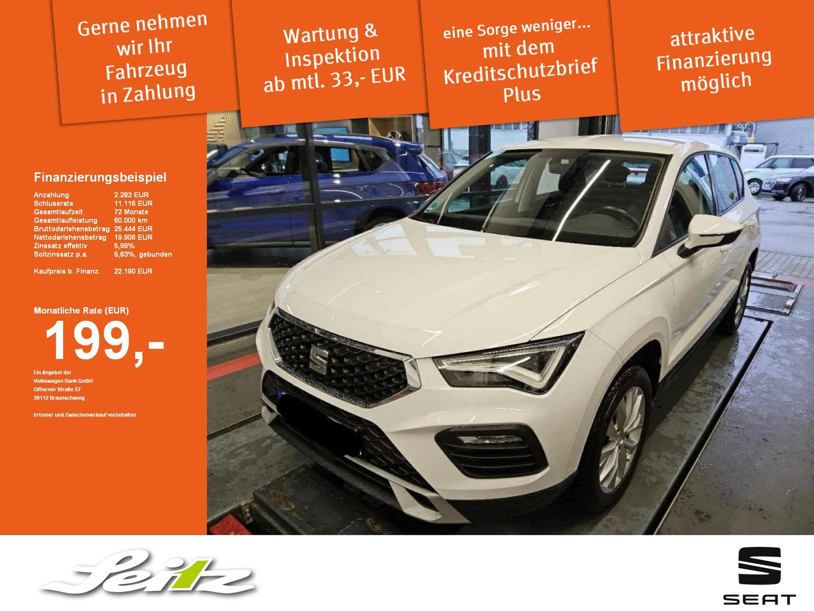 Seat Ateca 2.0 TDI Style *AHK*LED*KAMERA*