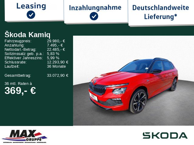 Kamiq 1.5 TSI Monte Carlo PANO*KAM*LED