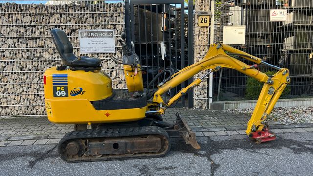 Komatsu Pc 09 mit MS 01 nur 870 Bh