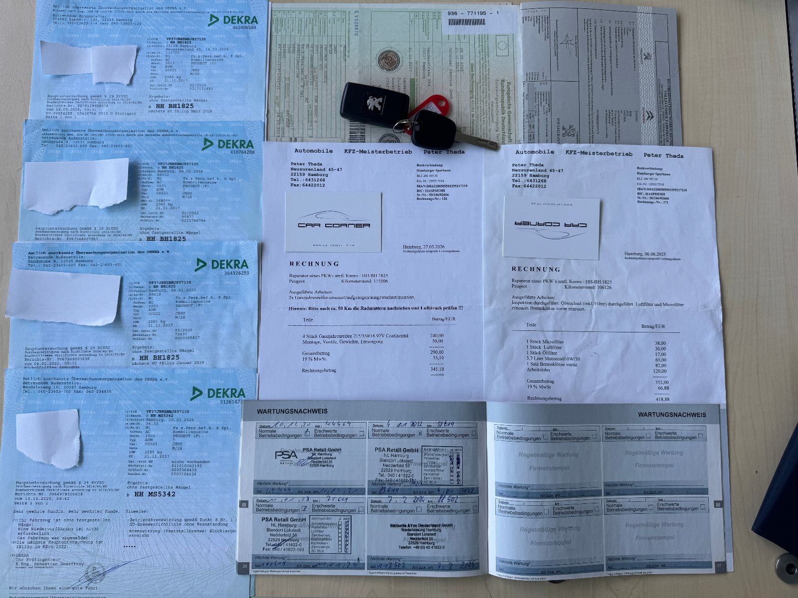 Fahrzeugabbildung Peugeot Partner Tepee 1.6 HDI ALLURE PDC SHZ KLIMA 2HAND
