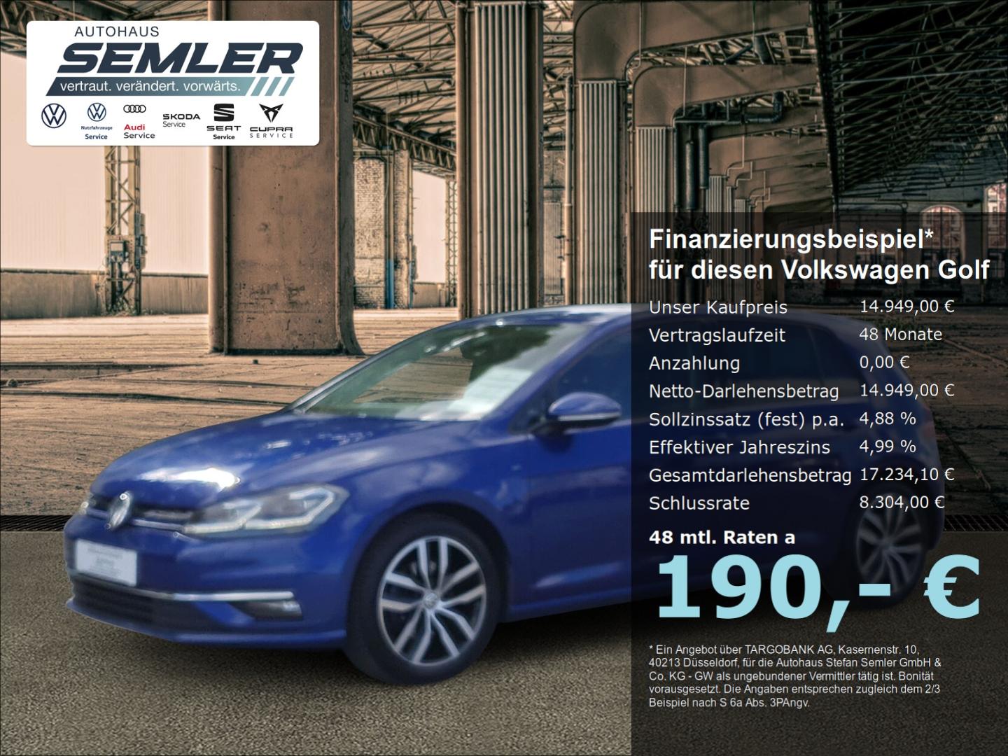 Volkswagen Golf VII Join 1.5 TSI DSG ACC R-KAM NAVI LED SHZ