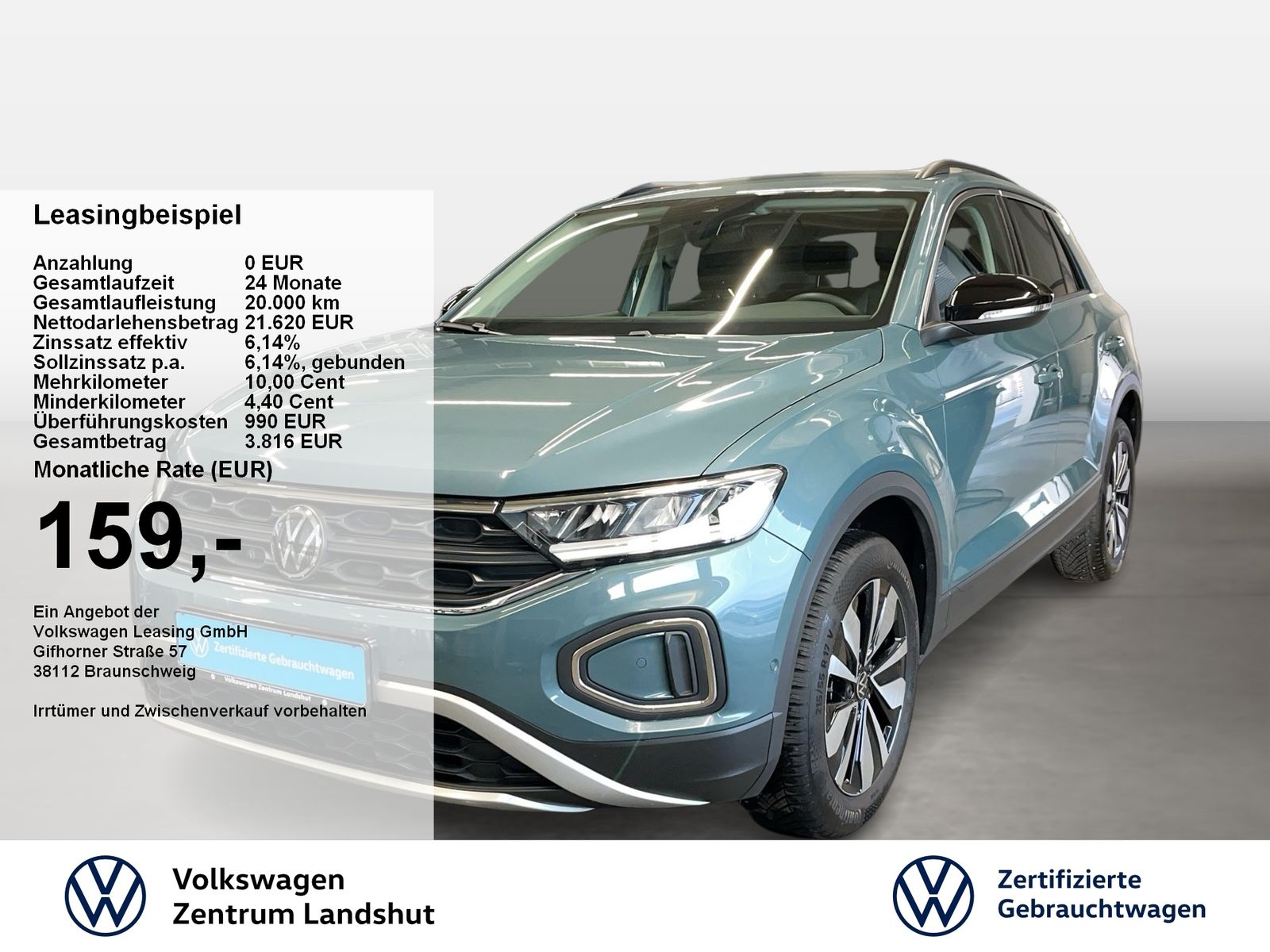 Volkswagen T-Roc GOAL 1.0 TSI 2xKlima ACC DynLicht KlimaA
