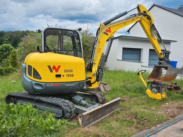 Wacker Neuson EZ53 Bagger 3. Steuerkreis TL G-Wanne