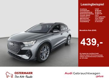 Audi Leasingangebot: Audi Q4 e-tron S-LINE 40 204PS AHK.MATRIX.WÄRMEPUMPE.