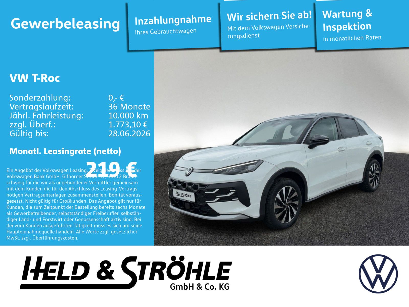 Volkswagen T-Roc Style 1.5eTSI AHK Aktionszulassung