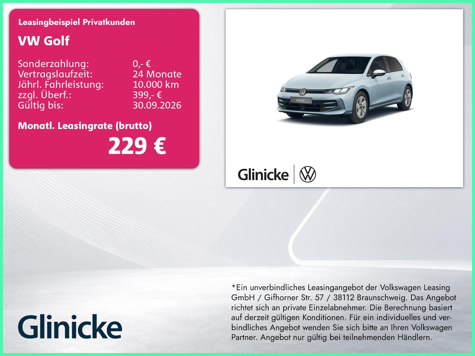 Volkswagen Golf VII 1.0 TSI Life AHK