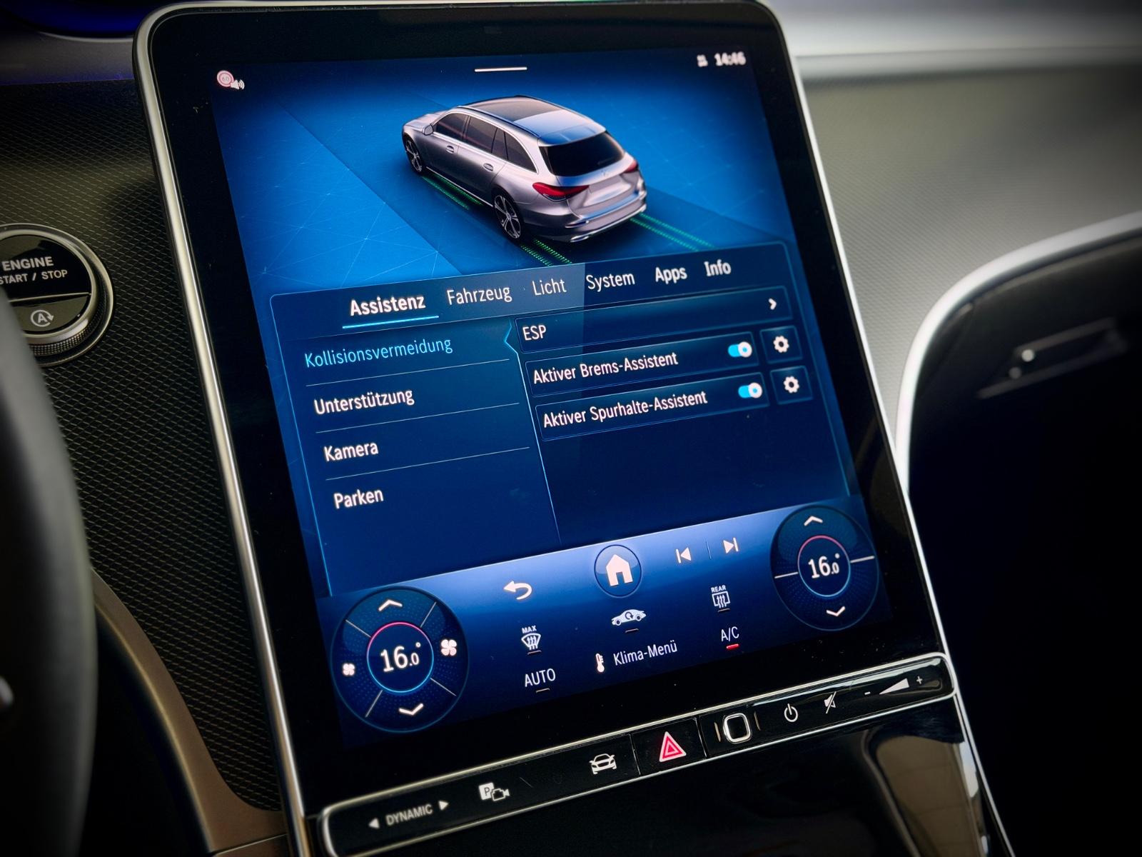 Mercedes-Benz C-Class T d Avantgarde AUTOMATIK NAVI LEDER 1.HAND, миниатюра 15