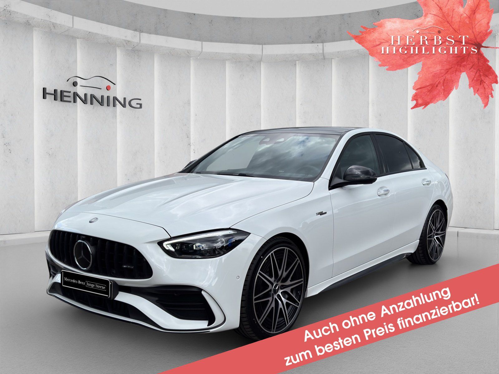 Mercedes-Benz C 43 AMG Prem+ Night Panora Burm HUD HaL DIS 20"