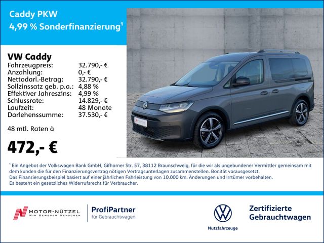 Volkswagen Caddy 1.5 TSI DSG PanAmericana LED+ACC+SHZ+RFK