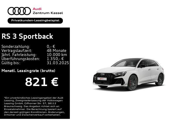 Audi RS 3 Sportback Matrix Pano SONOS HuD Memory Kam.