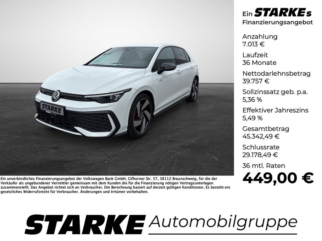 Volkswagen Golf GTI 8 2.0 TSI DSG HeadUp Navi LED Kamera P
