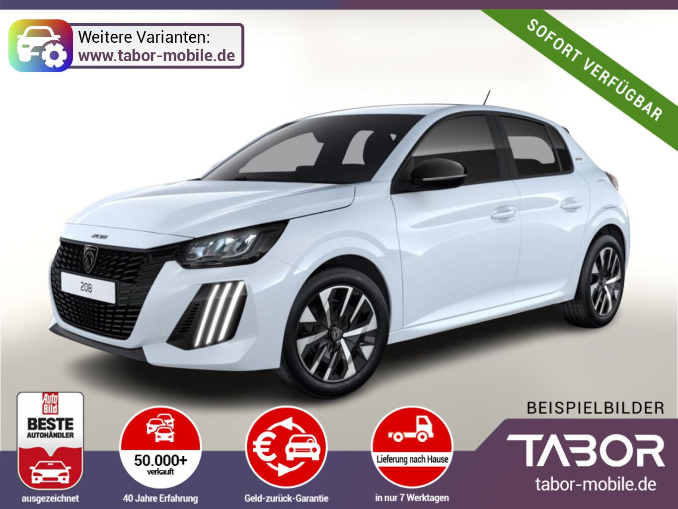 Peugeot 208 Style SHZ LED PDC Temp UVP-37%*