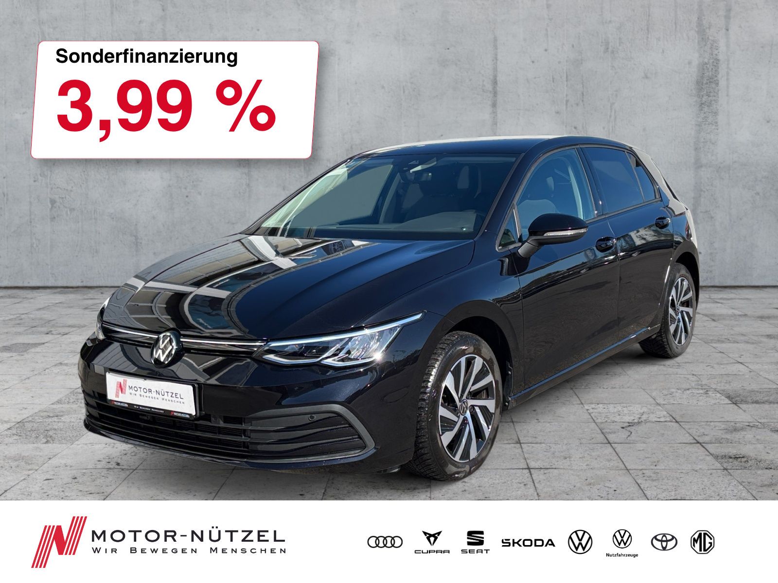 Volkswagen Golf 1.0 eTSI DSG LIFE LED+NAVI+RFK+AHK+SHZ+16"
