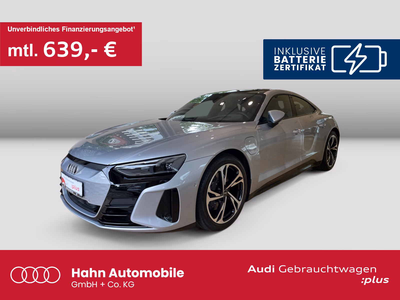Audi e-tron GT quattro S-tr HUD 360° Pano Optik Schwa