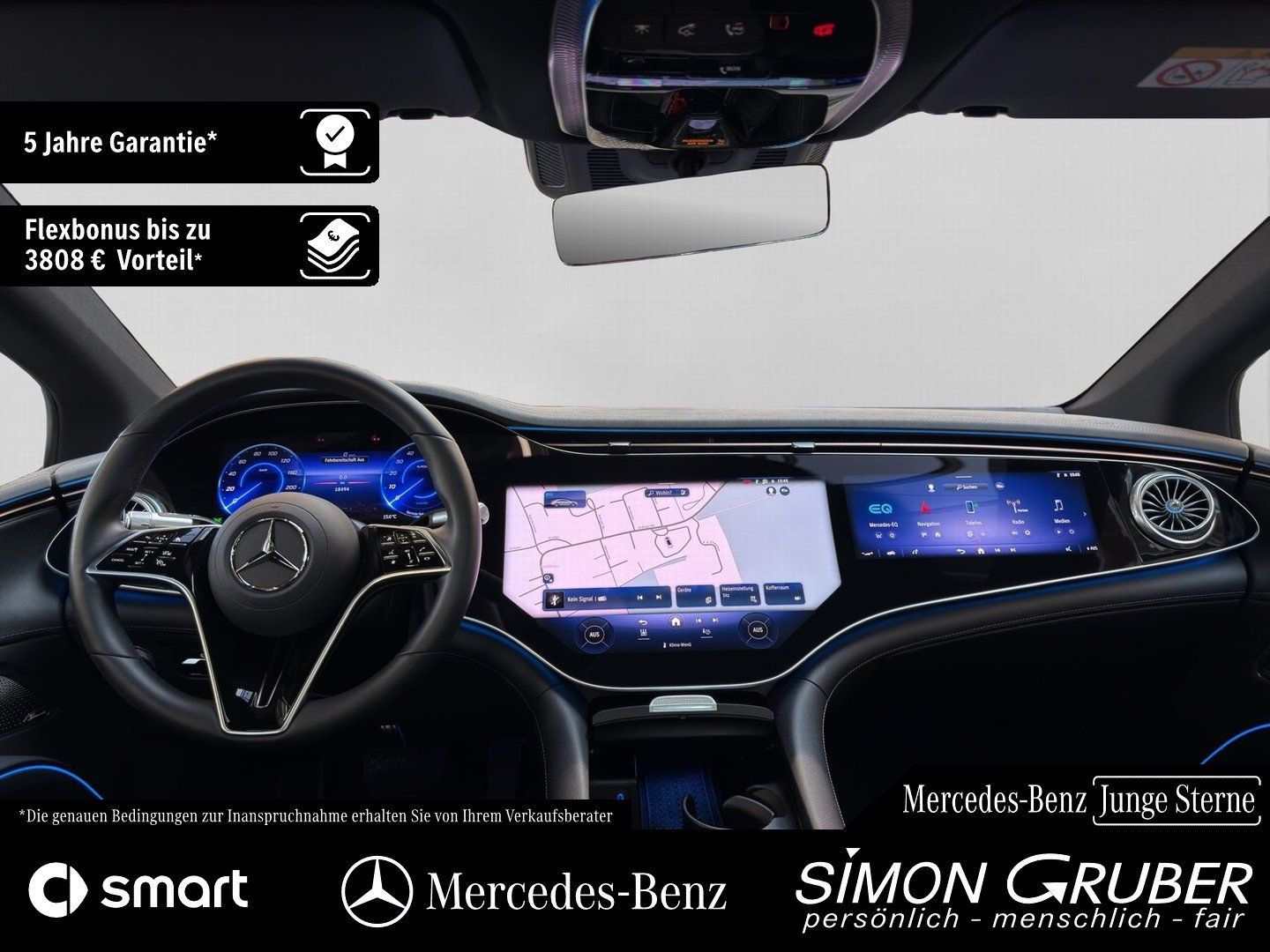 Fahrzeugabbildung Mercedes-Benz EQS 500 4M AMG Pano 4*Massage Sitzklima 118kwh
