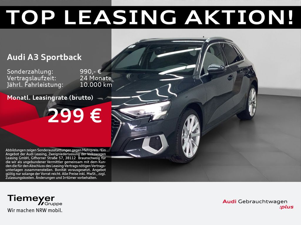 A3 Sportback 35 TFSI S LINE LM18 SITZH PDC LED