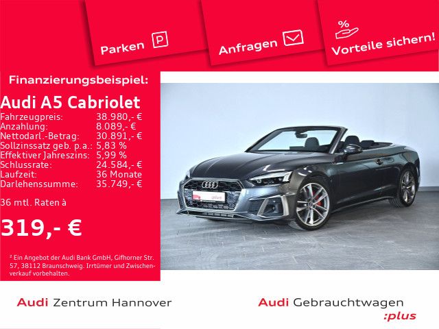 Audi A5 Cabriolet S line 40 TFSI Matrix B&O Kamera Le