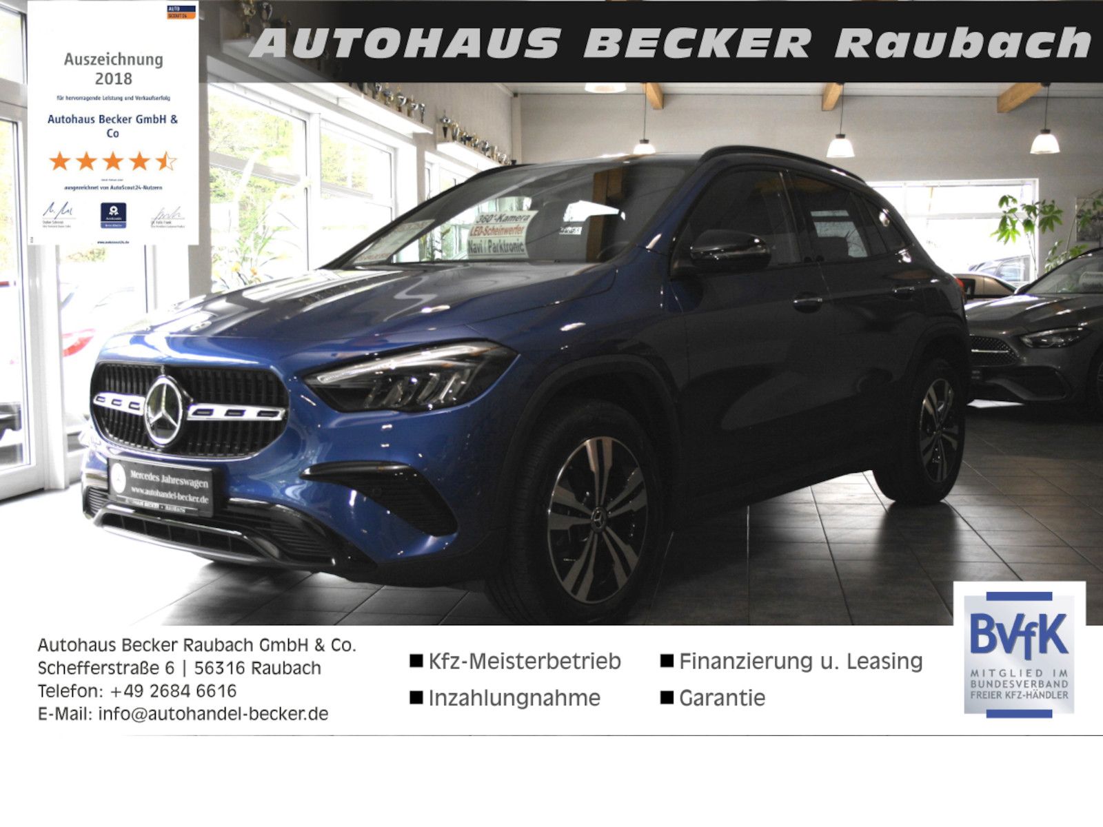 Fahrzeugabbildung Mercedes-Benz GLA 200 Progr. Night*360°*Memory*MBUX*Distronic