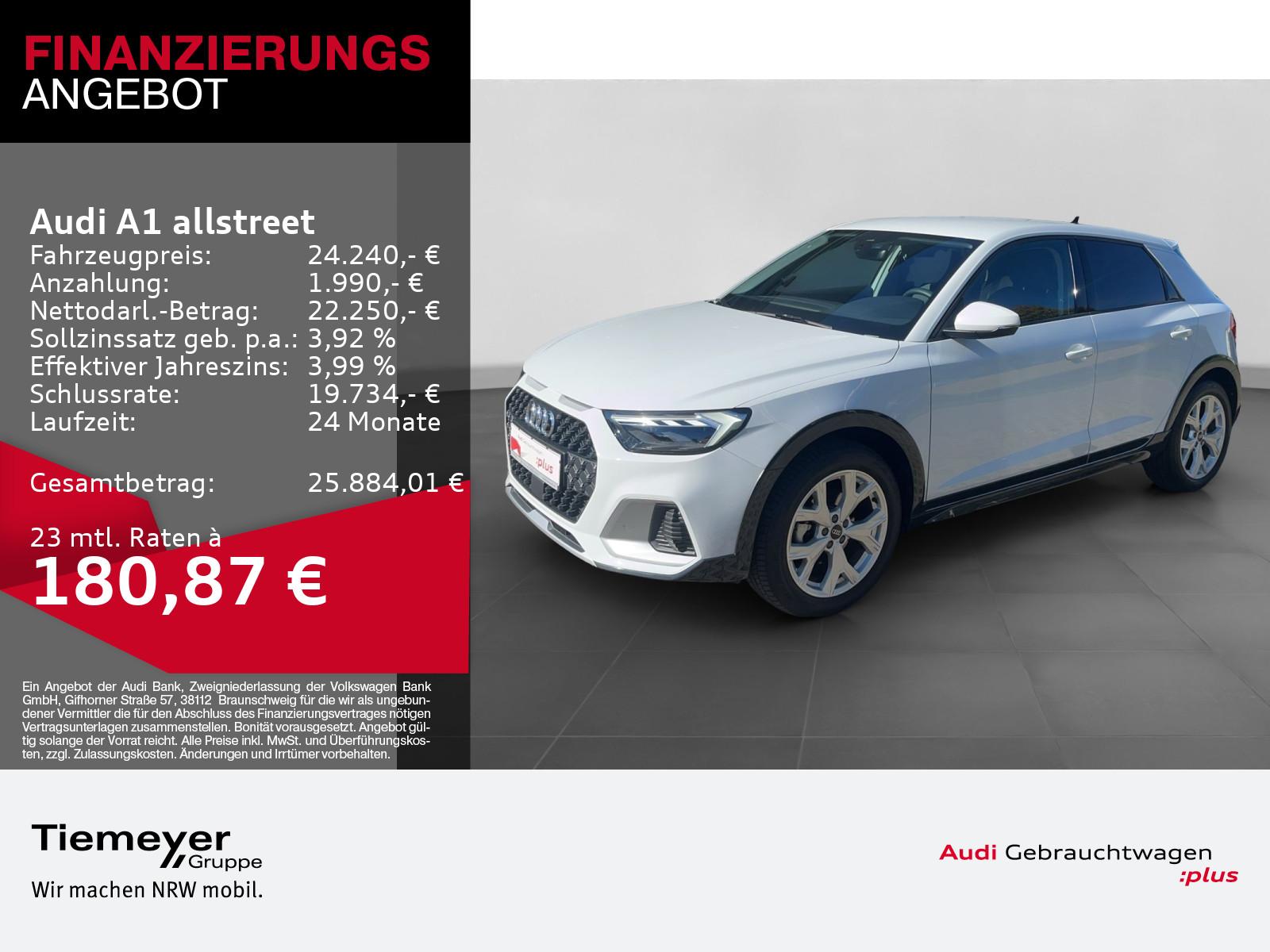Audi A1 allstreet 30 TFSI LED NAVI+ SOUNDSYS SITZHZG