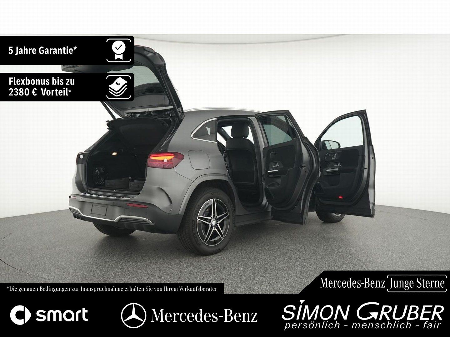 Fahrzeugabbildung Mercedes-Benz EQA 250+ AMG Pano HUD Burm LED Ambi 360 AHK