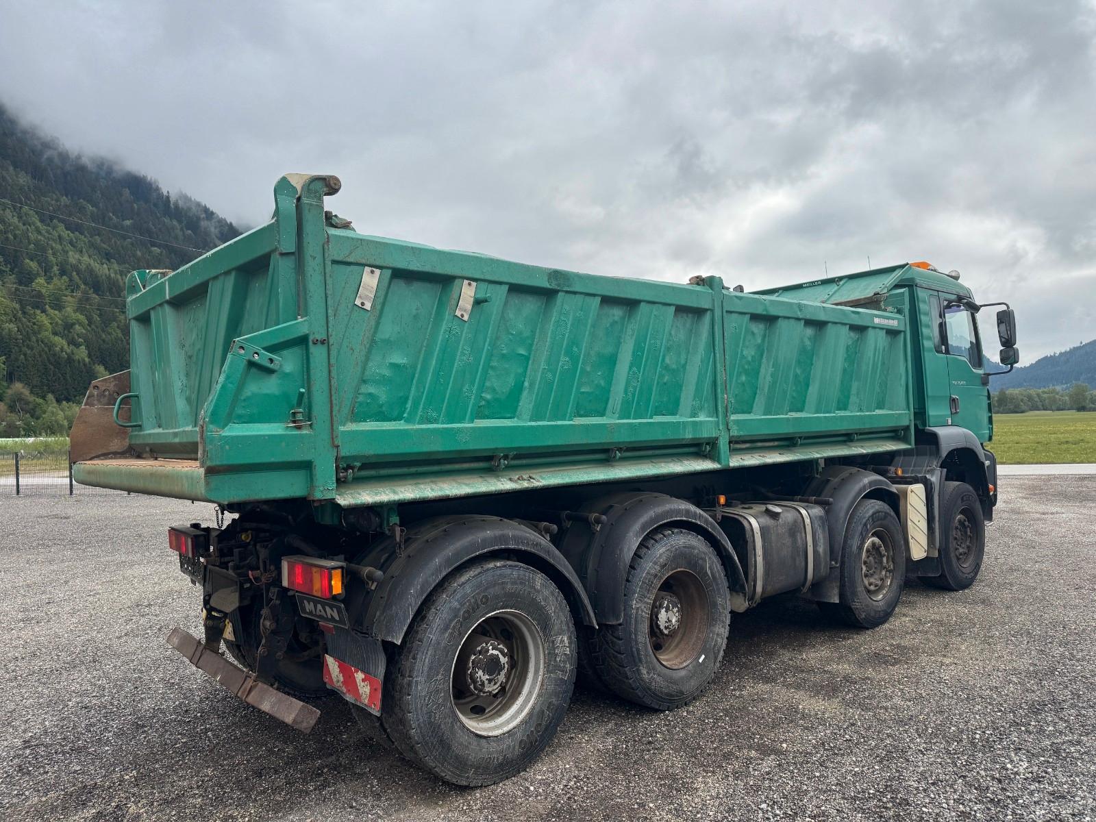 MAN TGA 35.460 BB 8x4 Kipper Meiller Bordmatik
