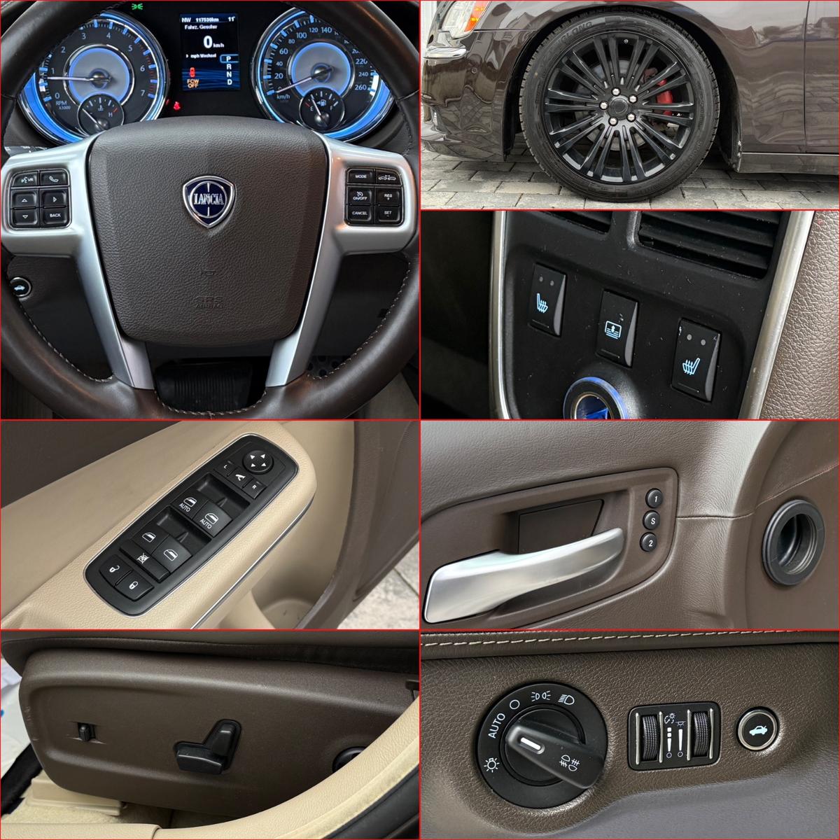 Lancia Thema 3.0 CRD V6 239ch - CT récent - Entretien complet - Led - Ecran tactile