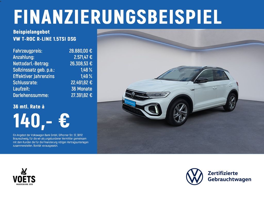 T-ROC R-LINE 1.5TSI DSG LED PLUS+NAVI+AHK+KAMERA