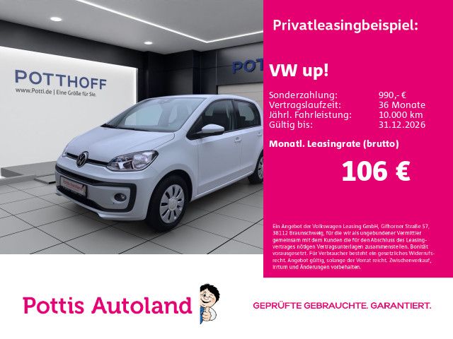 Volkswagen up! 1.0 MPI MOVE UP! SITZHZG KLIMA DAB+